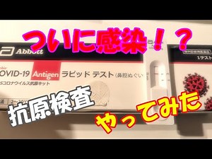 【COVID-19】抗原検査キットを使ってみた！結果は如何に！？