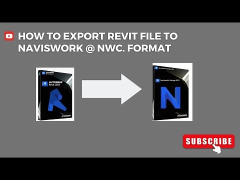How to export revit to naviswork (nwc.) file