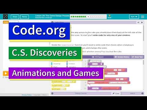 Game Design Process Lesson 20 Puzzle 9 Code.org Tutorial with Answers
