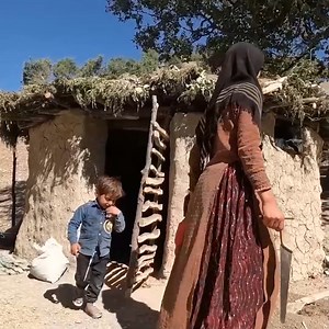 1M views · 10K reactions | Construction of a wood-burning stove inside the nomadic hut | Family Cooking | Facebook