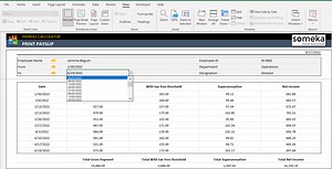 Excel Payroll Calculator