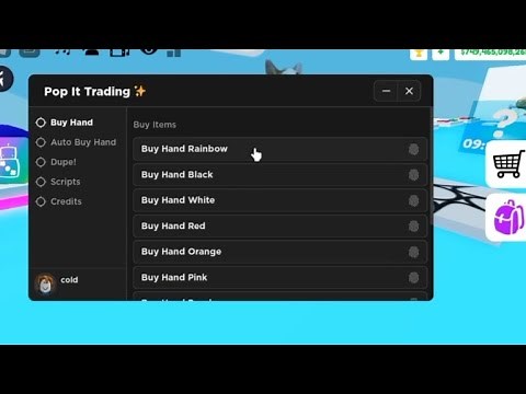 Pop It Trading script , Can Dupe ITEM !(Roblox)