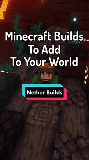 Nether builds for your Minecraft world! #minecraft #minecraftbuilding #minecraftdesigns #minecraftbuild #fyp #trend