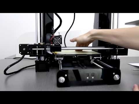 Printer Instruction- A6 - Hot Bed Level Adjustment and Print Test