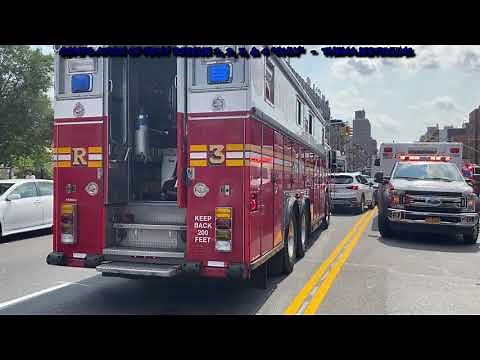 COMPILATION OF "FDNY RESCUE 1, 2, 3, & 4 ONLY" RESPONDING ON THE STREETS OF NEW YORK CITY. 01