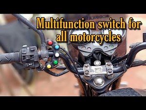 Multifunction switch for all motorcycles