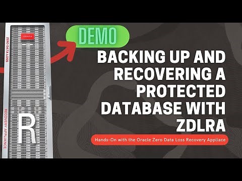How to back up and recover an Oracle Database with RMAN and ZDLRA