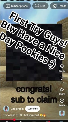 First Try! Hopw guys Will Try On your First Try! Its ok I am not That Angry Yk! :)