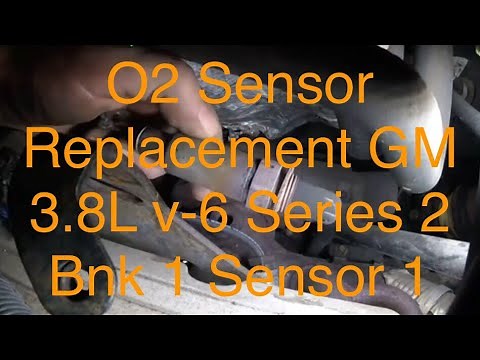 OXYGEN SENSOR REPLACEMENT GM 3.8l V-6 SERIES 2 (BANK 1 SENSOR 1)