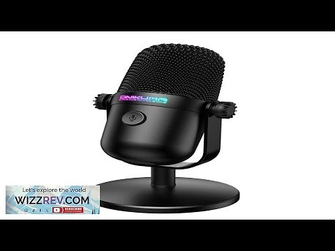 ONIKUMA M830 Wired Gaming Microphone RGB Computer Gamer Mic Noise Cancelling HiFi Review