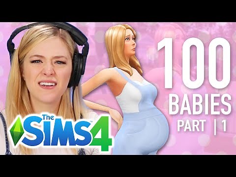 Single Girl Tries The 100 Baby Challenge In The Sims 4 | Part 1