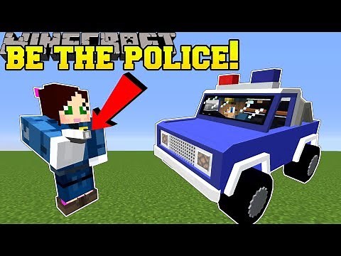Minecraft: WE BECOME POLICE OFFICERS!! - POLICE TRAINING ACADEMY - Modded Map
