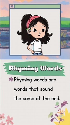 Rhyming Words for Kids | Learn with Free Worksheets | English Shorts