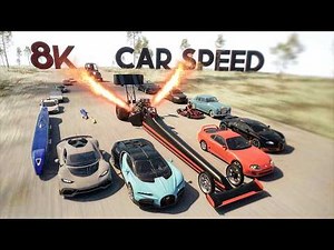 🏎️ 8K CAR Speed Comparison