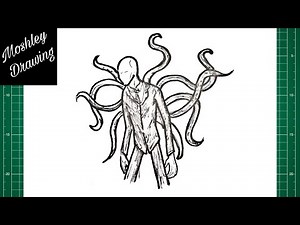 How to Draw Slenderman Step by Step