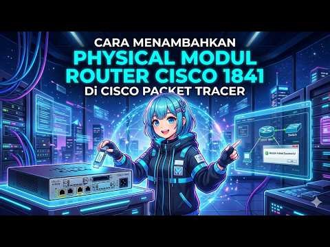 Cara Menambahkan Physical Modul Router Cisco 1841 Di Cisco Packet Tracer