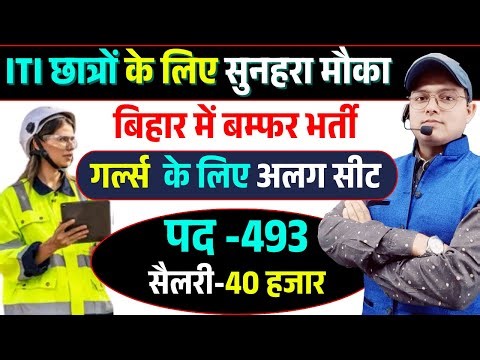 बिहार में बम्फर भर्ती | ITI छात्रों के लिए बड़ी खुशख़बरी | BTSC Work Inspector Recruitment | BTSC JOB