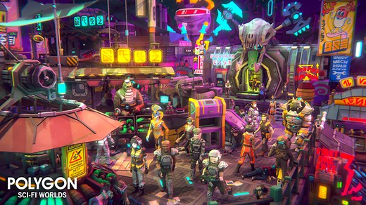 POLYGON - Sci-Fi Worlds Game Assets - Find the Unity Asset in Store