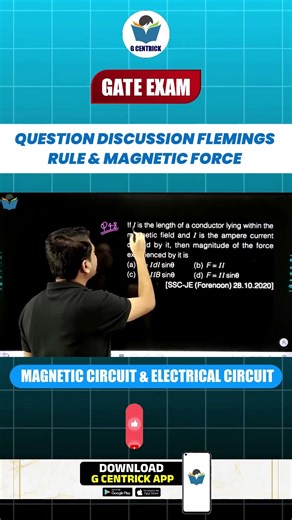 Question Discussion Flemings Rule & Magnetic Force || Magnetic Circuit & Electrical Circuit