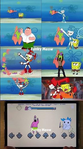 FNF Vs Patrick Star Mod All Phases - Friday Night Funkin' - Spongebob Animation #fridaynightfunkin