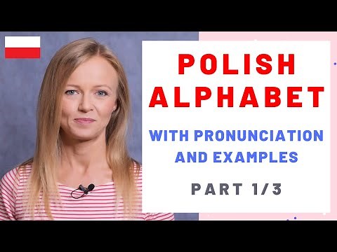 Polish alphabet with pronunciation and examples, part 1/3
