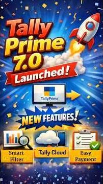 Tally Prime 7.0 Update 🔥 | Auto Backup, Smart Find & GST Simplified