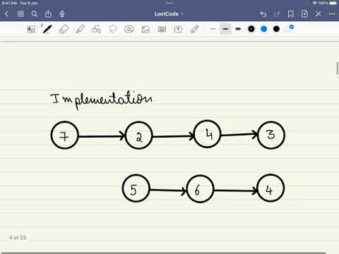 Leetcode 445 Add Two Numbers II