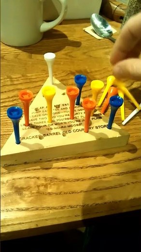 Triangle Peg Game Solution