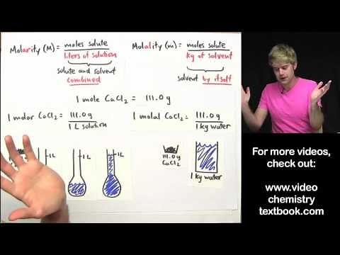 What's the Difference Between Molarity and Molality?