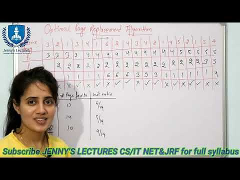 Lec29 Page Replacement Algorithms | LRU and optimal | Operating Systems