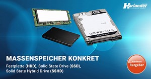 SSHD vs SSD vs HDD - Moderne Massenspeicher im Vergleich - Harlander.com Blog