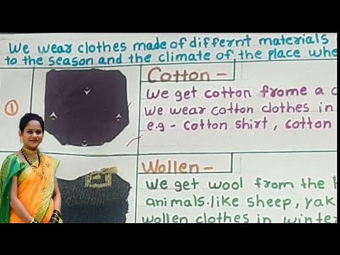 Creative video 12 :Different types of clothes school project | घरCool clothes project by shilpapatil
