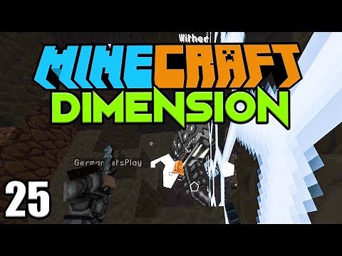 Der finale KAMPF gegen den WITHER ☆ Minecraft DIMENSION #25