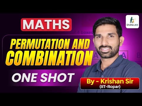Permutation & Combination Zero to Hero! One Shot Live Masterclass | by Krishan Sir