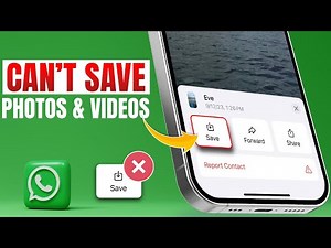 How to Fix Can't Save Photos and Video from WhatsApp Problem | Save Pic and Video from WhatsApp