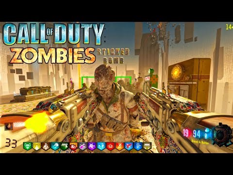 The STICKERBOMB Custom Zombie Map is BEAUTIFUL (Black Ops 3)