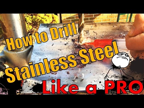How to Drill Stainless Steel Like a PRO