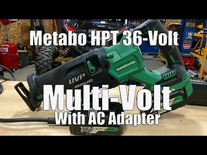 METABO HPT 36-Volt MultiVolt Cordless Brushless Reciprocating Saw Review CR36DAQ4M