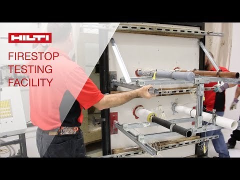 TOUR the Hilti Western Hemisphere Firestop Testing Facility