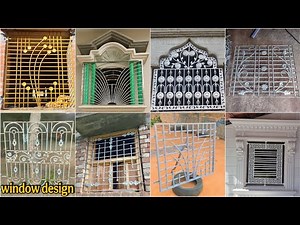 Top 20+ Modern Window Grill Designs for Home | Stylish Steel & Iron Window Design Ideas 2025