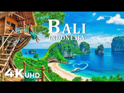 Bali 4K | The Most Beautiful Beaches in Bali - Crystal Clear Waters & Endless White Sandy Beaches