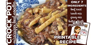 Crock Pot Mississippi Beef Noodles - Recipes That Crock!