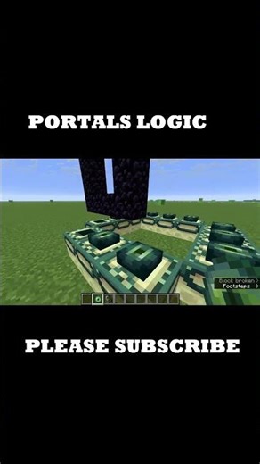 PORTALS #minecraft #youtubeshorts #shorts
