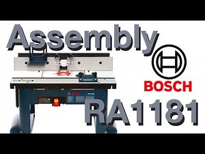 Bosch RA1181 Router Table Assembly