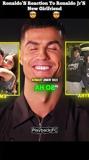 Ronaldo’s Reaction to Ronaldo Jr’s New Girlfriend 🤯