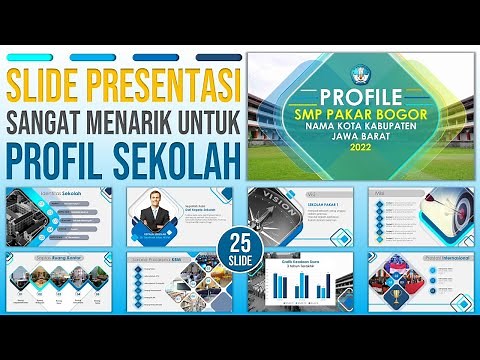 Attractive PowerPoint Presentation Slides for School Profile