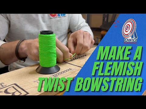 Making a Flemish Twist Bowstring with a Jig