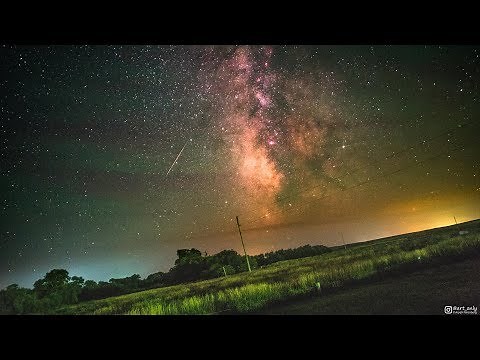 Earth's Rotation Visualized in a Timelapse of the Milky Way Galaxy - 4K