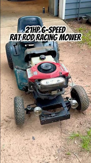21hp TWIN Rat Rod Racing Mower Rev-Up