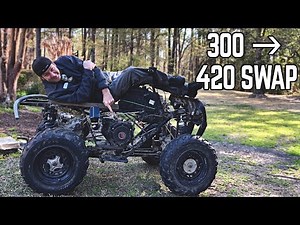 420cc Polaris 4WD ATV Swap!